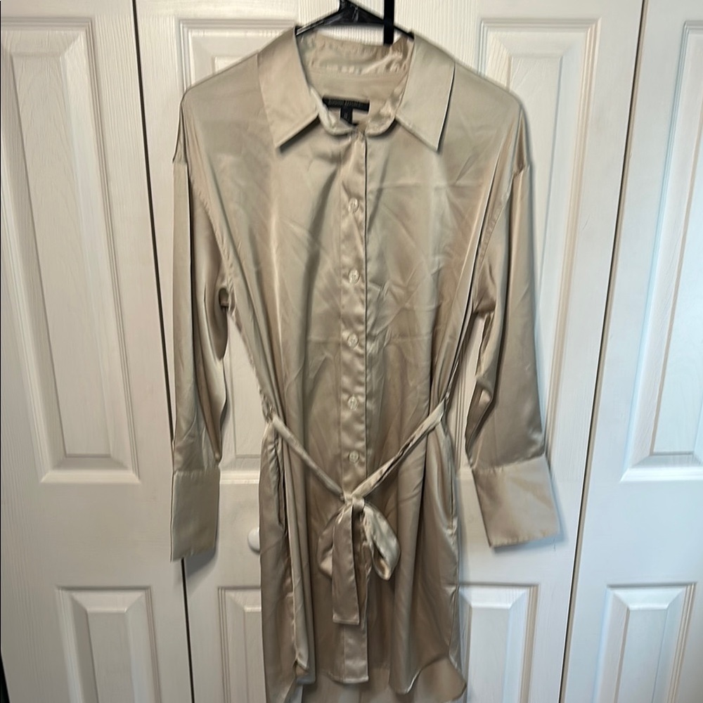 Banana Republic Button-Up Shirt Dress
